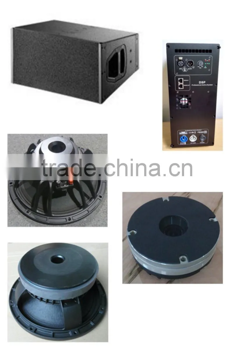 LA-Q1 powavesound active line array double 10 inch q1 line array