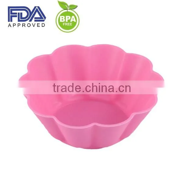 Silicone Flower Reusable Cupcake and Muffin Baking Cup