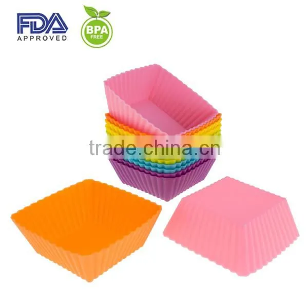Round Silicone Cupcake Liner/Muffin Cake Mold/Muffin Cups