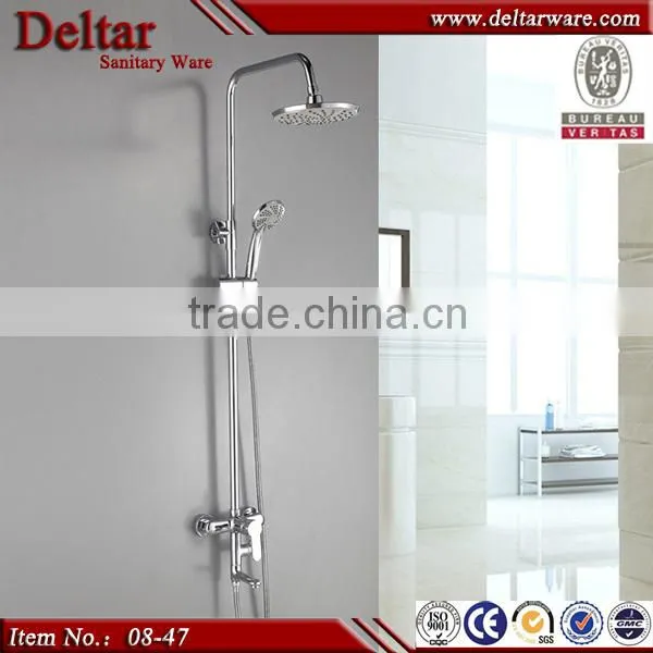 shower set for shower room, nickel chrome shower set, new design brass material shower set