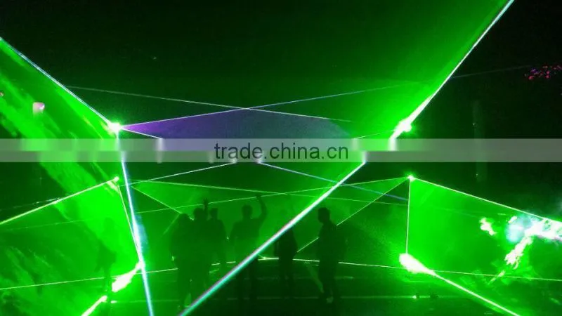 1W dancing floor laser light green animation DJ laser