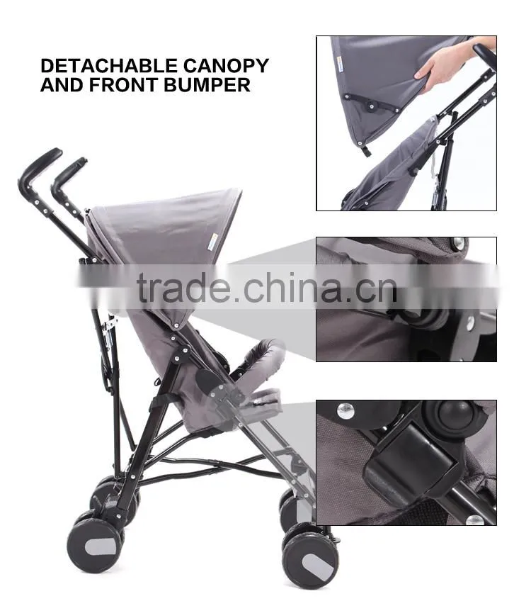 custom pink safety baby stroller with big wheels in good quality
