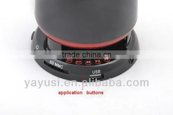 Bullet shape FM speaker supporting SD/TF