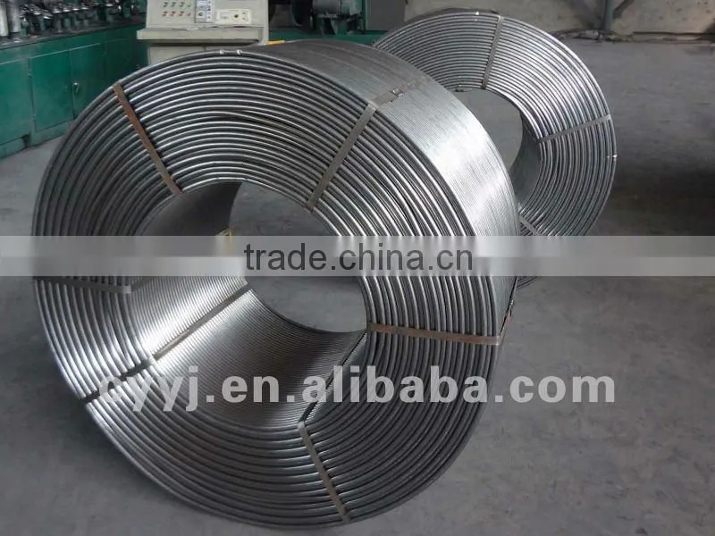 supply alloy wire include SiCa CaFe SiAl cored wire
