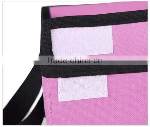 trendy hot sale hook and loop non woven storage tool boxs/recycled storage box