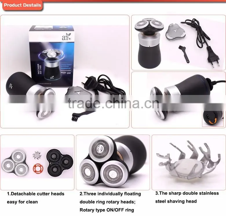 Cheapest Ergonomic Design 3D floating blade Pocket electric Razor