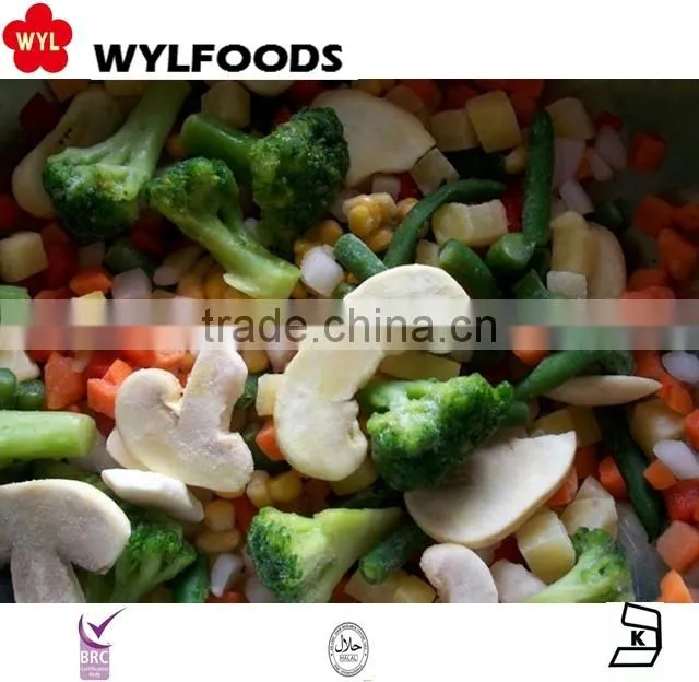 Frozen IQF mixed vegatables,grade A