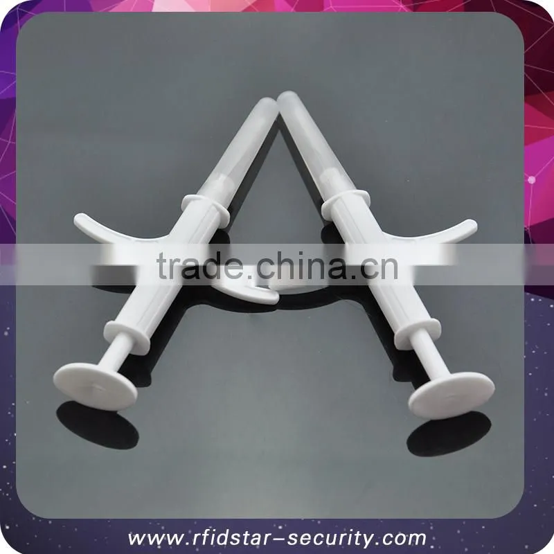 Hot Sale 125KHz RFID 1.4x8mm Animal Syringe with Microchip
