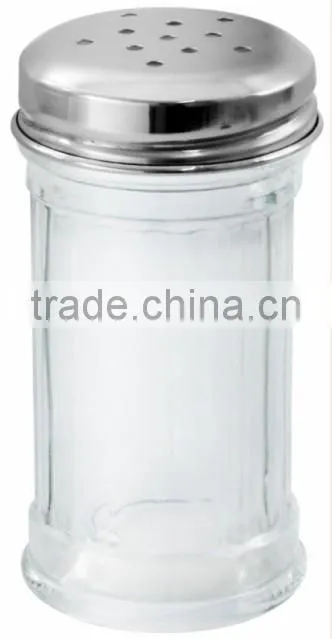 hole metal lid glass spice bottle jar