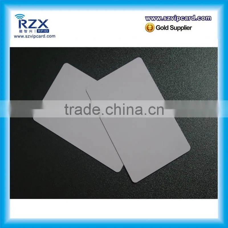 Custom thin CR80 125KHz PVC blank RFID card