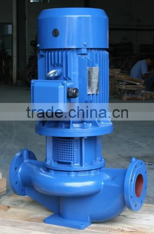 Vertical Inline Centrifugal Water Pump(Speed:1450 or 2900 rpm (50Hz) 1750 or 3)