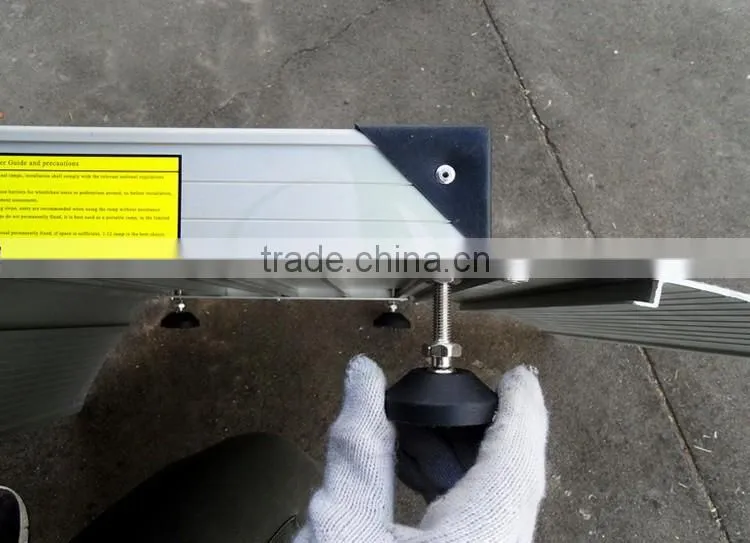 Lightweight aluminium alloy ramp
