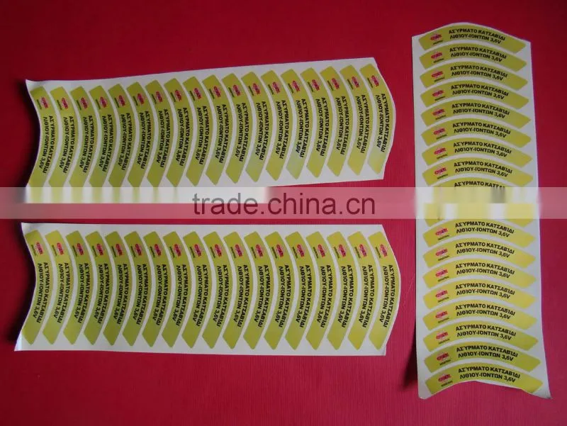 custom cheap water bottle adhesive label sticker