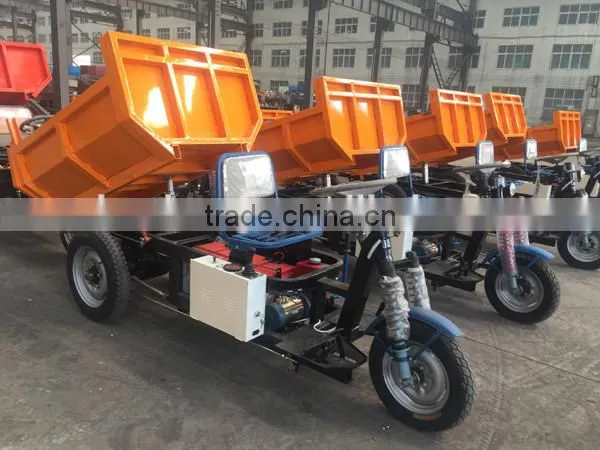 hot in Peru electric cargo tricycle, open body 3 wheel electric tricycle