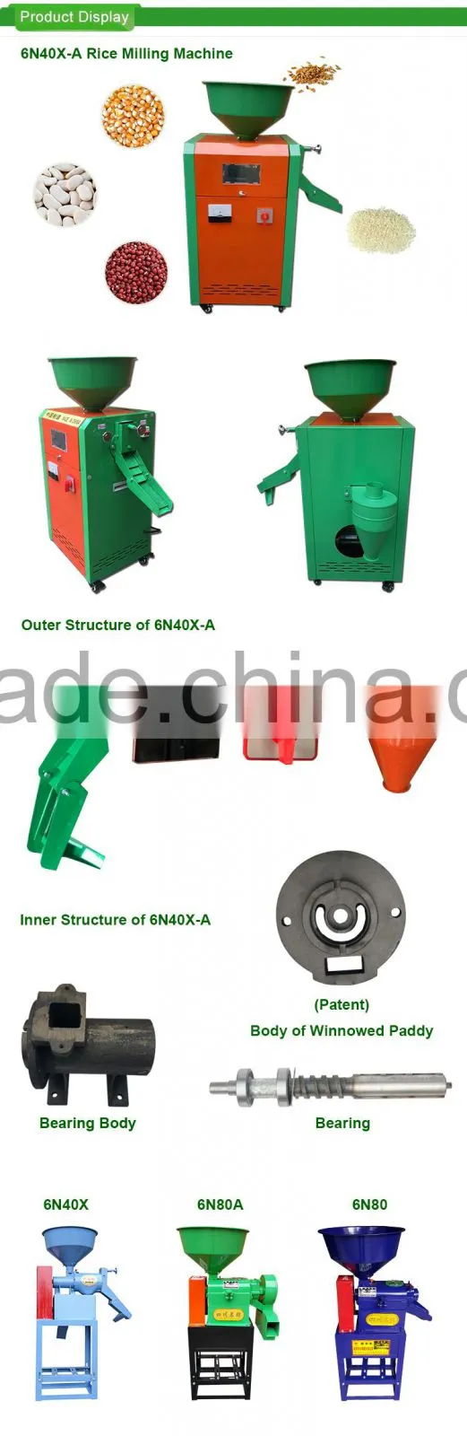 WANMA0959 Mobile Price Mini Rice Mill Plant Machine