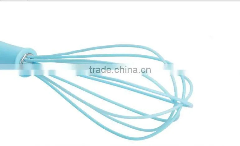0300213 High quality 12" silicone kitchen egg beater