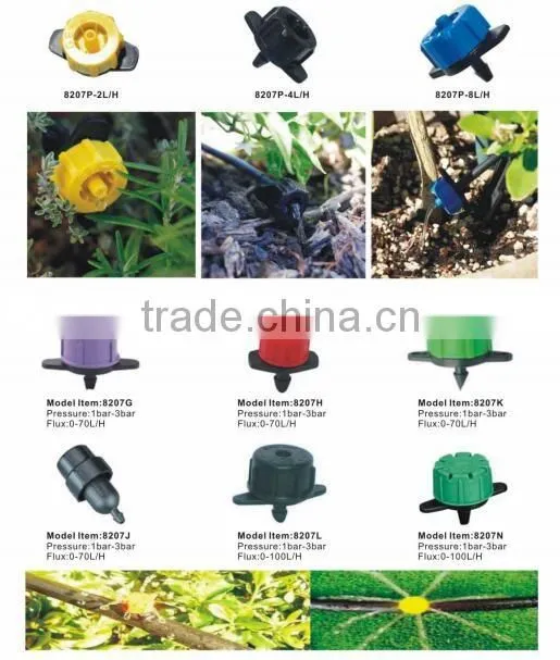 Cheap garden mist nozzle adjustable Irrigation tools sprinkler snaps drip system
