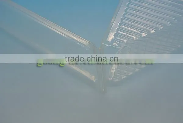 PLA clear plastic box for sandwich/clear plastic cake box