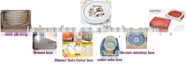 Elegant white 20pcs porcelain dinner set