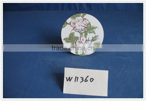 cheap Square colorful MDF mats pads wooden tableware coaster wholesale