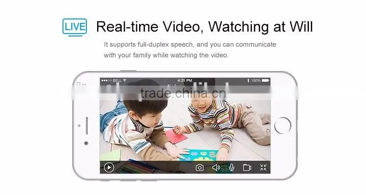 WiFi Wireless Monitoring CCTV Camera, Smart Mobile Control CCTV Baby/Pet Security Net Camera For Wholesale