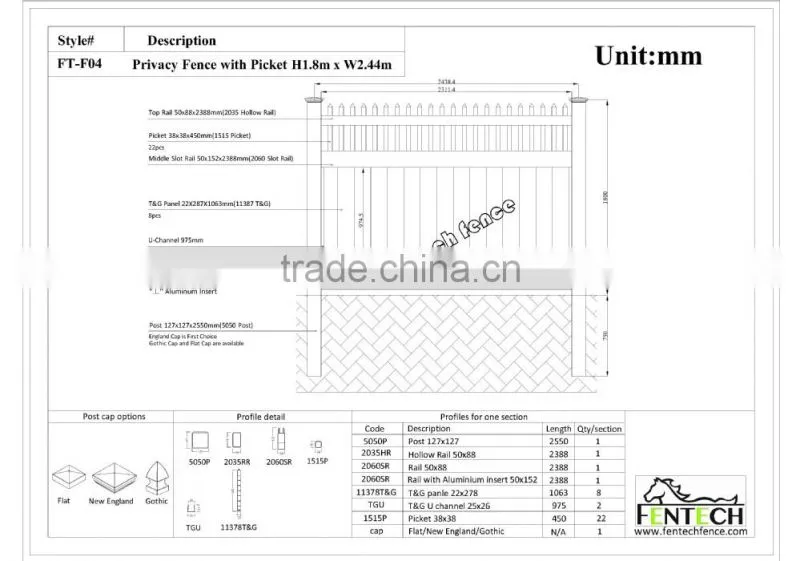 Useful high quality cost effective fence pvc/plasitc/vinyl privacy lattice