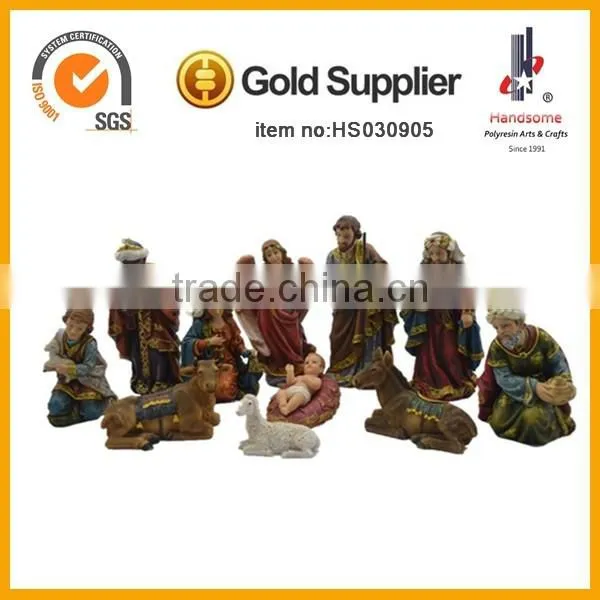 8'christmas nativity sets, christ child polyresin, 2014 religious crafts