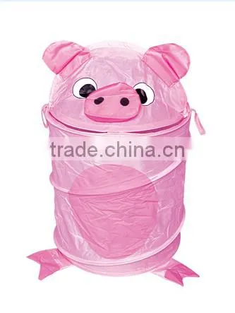 Kid's Pop-Up Hamper, Pig, Medium