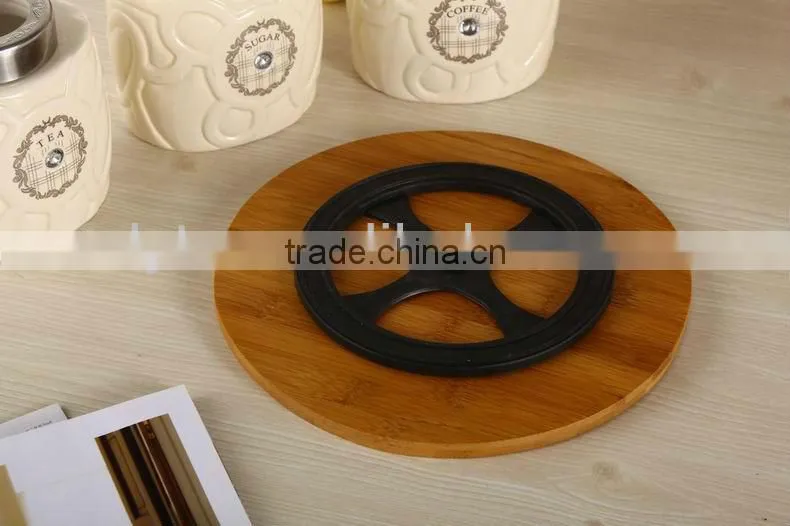 ceramic canister set with tray