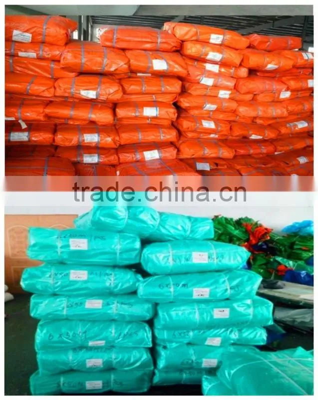 PE Tarpaulin, Waterproof, with or without UV-proof, 60 to 360g Weight, Various Colors Available