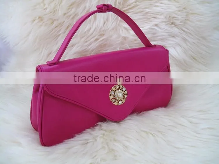 Genuine leather cow leather cosmetic bag , makeup bag