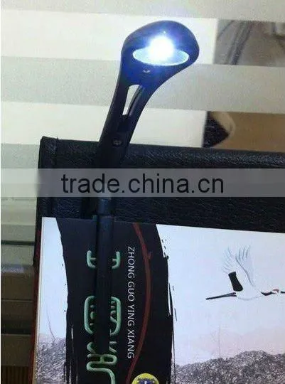 Portable cute mini clip led book light