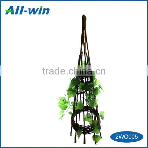 Hot sale garden & indoor decorative different size avaliable willow planting support