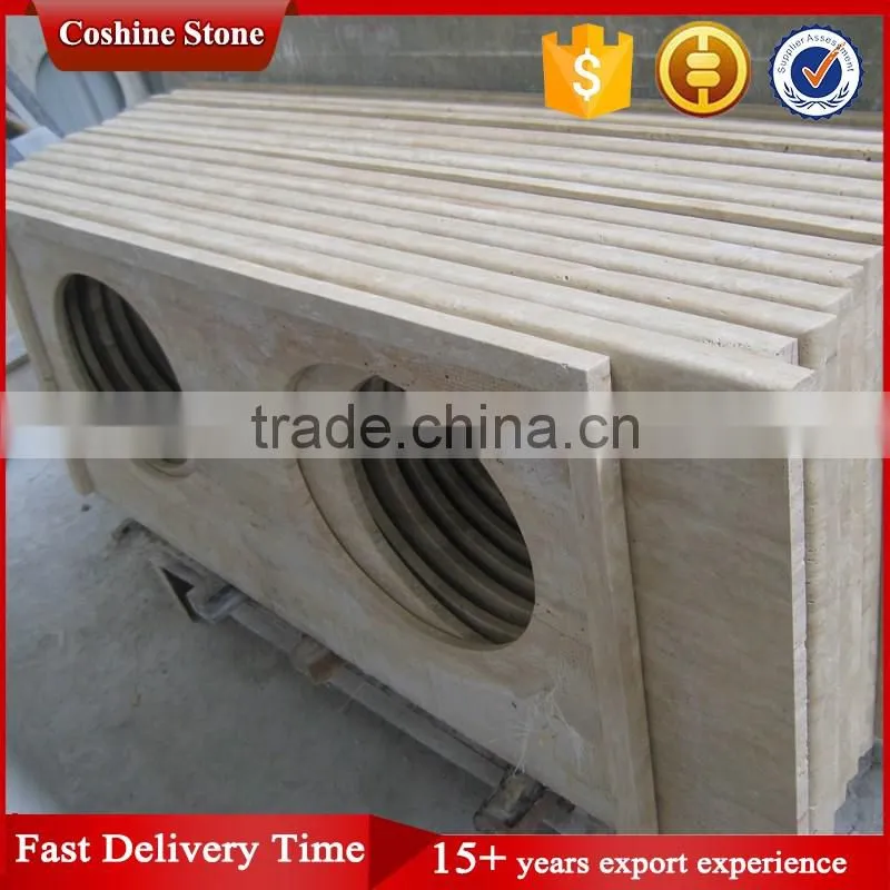 Various color cheap and commericial marble vanity top for bathroom
