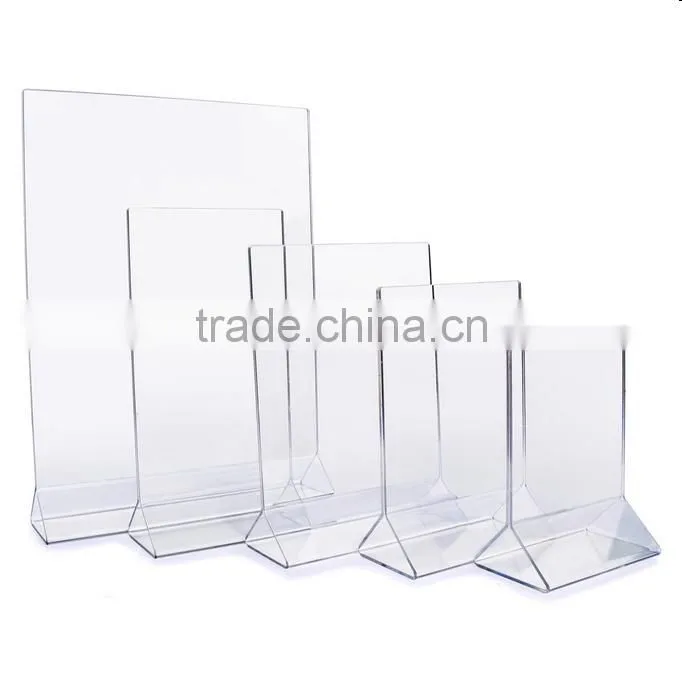 restaurant/hotel/bar acrylic table menu holder