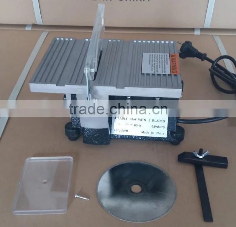 100mm 4" 90W Mini Table Saw Mini Circular Saw Portable Jewelry Electric Hobby Tools
