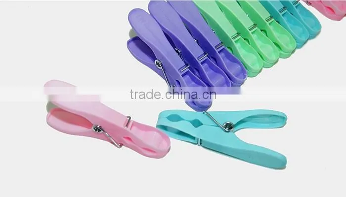 Business gift custom printed multifunctional plastic clothes peg