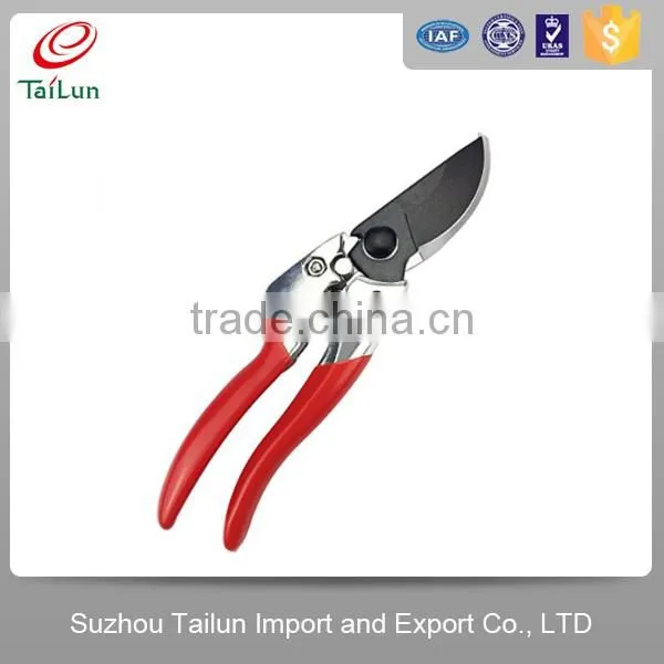 plastic handle stainless steel blade cordless pruner bonsai scissors