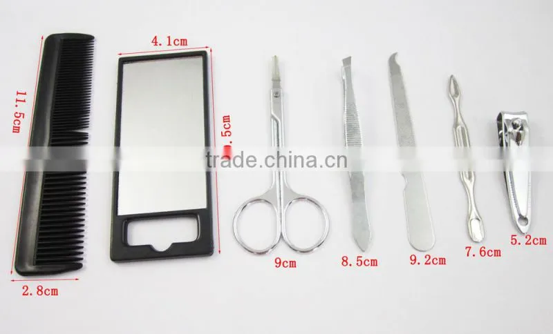 manicure travel kit with comb