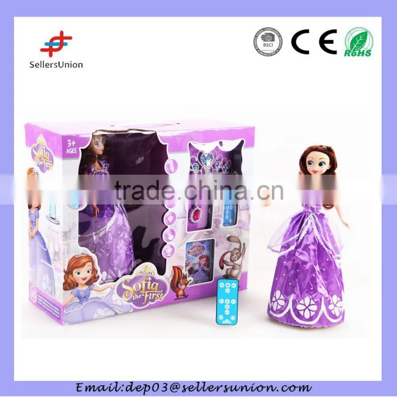 Infrared remote control dancing princess,sophie, snow white