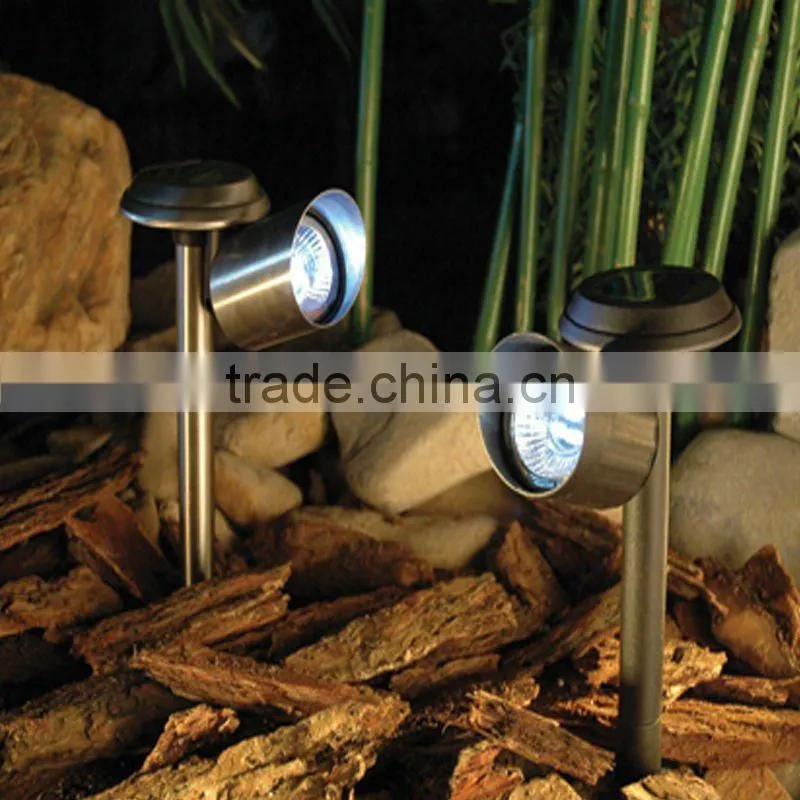 Super bright standing solar garden lamp,stainless steel garden LED light