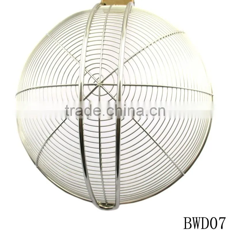 Stainless steel Fry strainer with wooden handle
