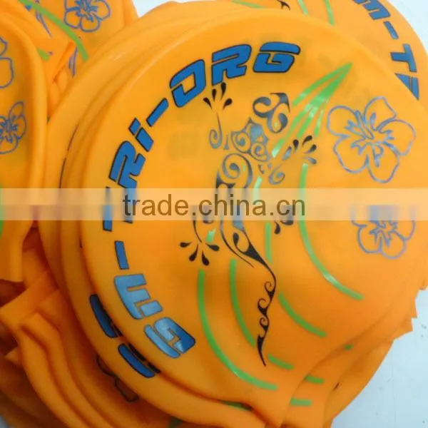 Personality hot sale ear protection swim cap