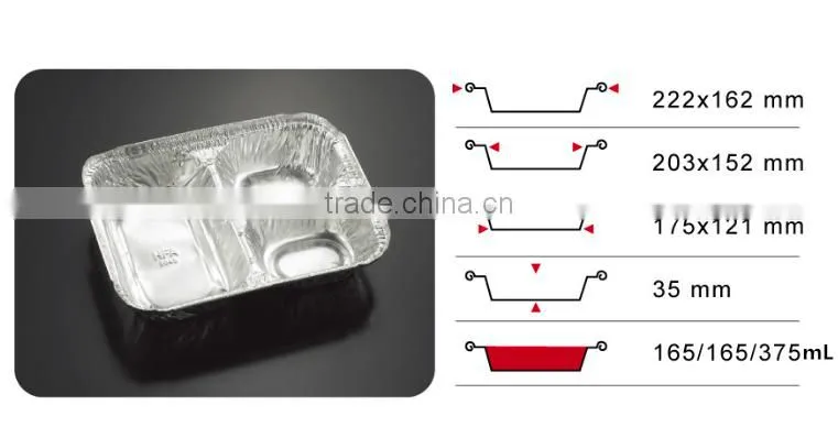 high quality airline aluminum foil tray