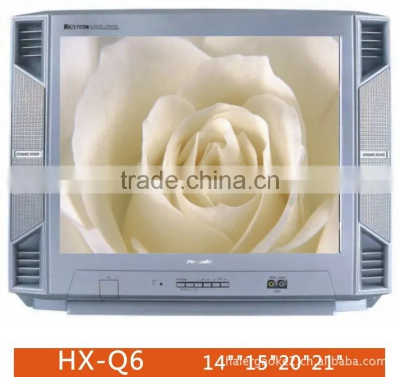 GZY 2015 Good looking with fashion design 14 inch crt tv