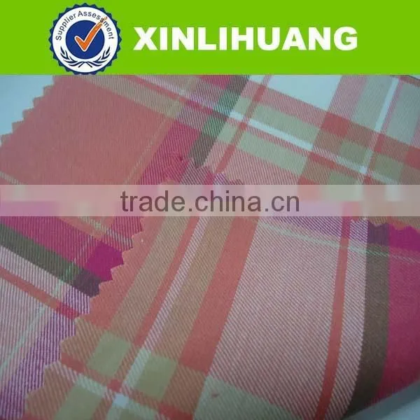Fashion shirt garment fabric good quality cotton yarn dyed fabric