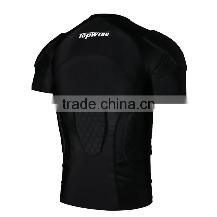 2016 custom made clothing manufacturers men's padding compression shirt design