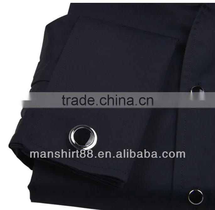 2017 Mandarin collar French cuff dress/tuxedo shirt
