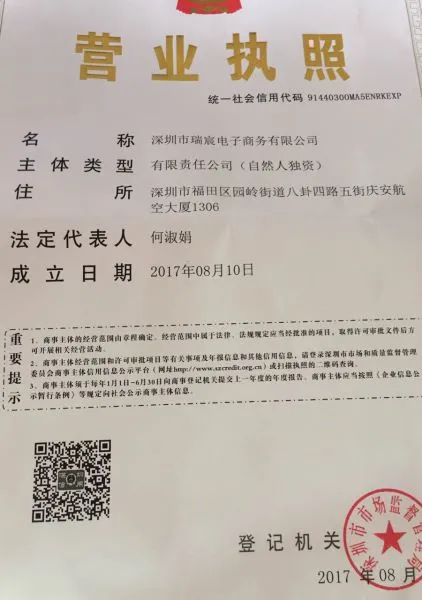 Shenzhen Rise E-commerce Co.,Ltd. company overview - view 1