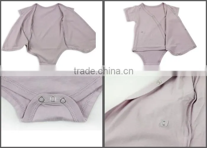 Custom Dyed Organic Cotton Baby Rompers